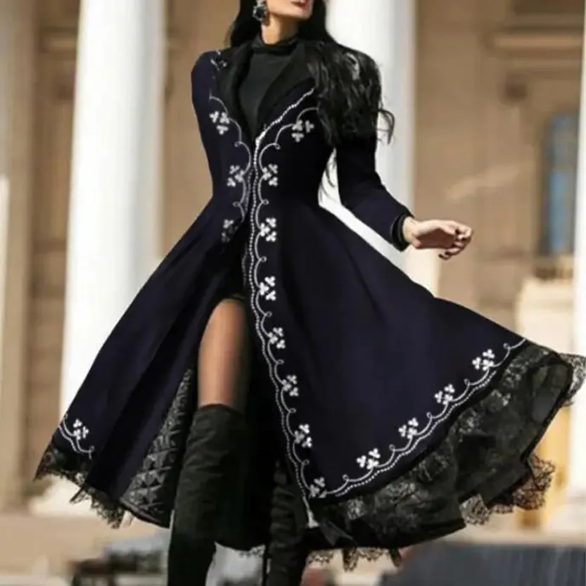 Funki Buys | Dresses | Women's Vintage Dark Gothic Swing Coat