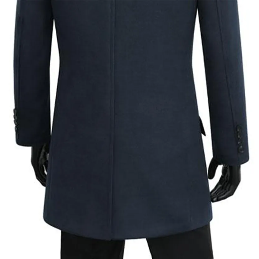 Funki Buys | Jackets | Men's Premium Wool Blend Tailored Coats