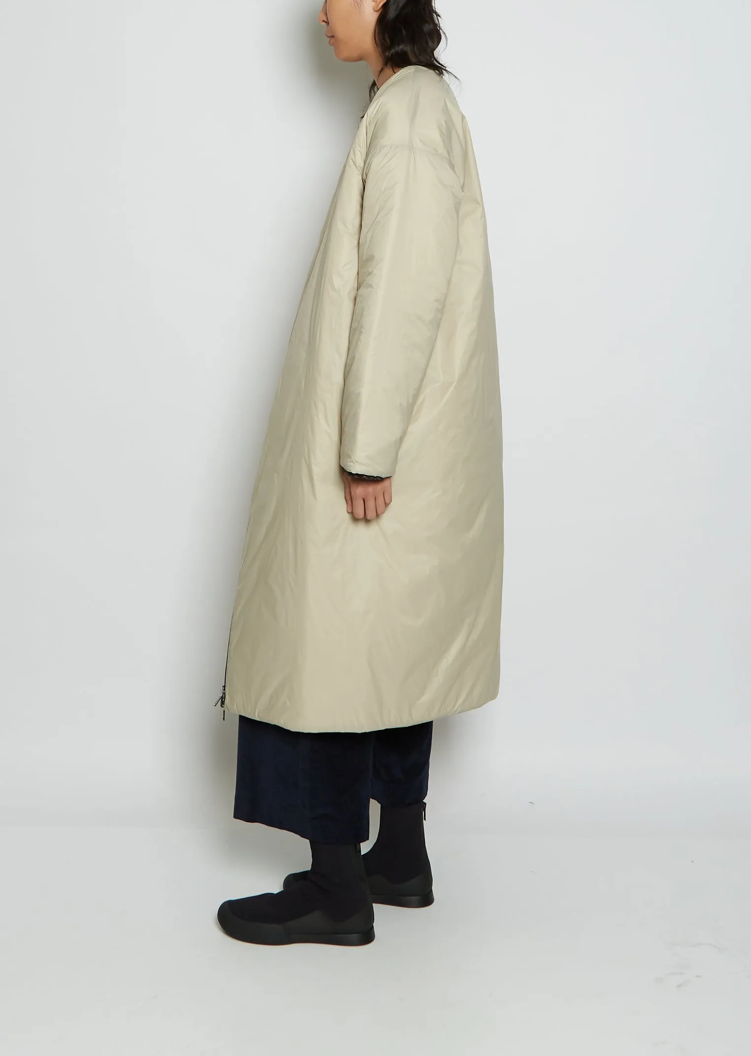 Goose Down Coat N — Beige