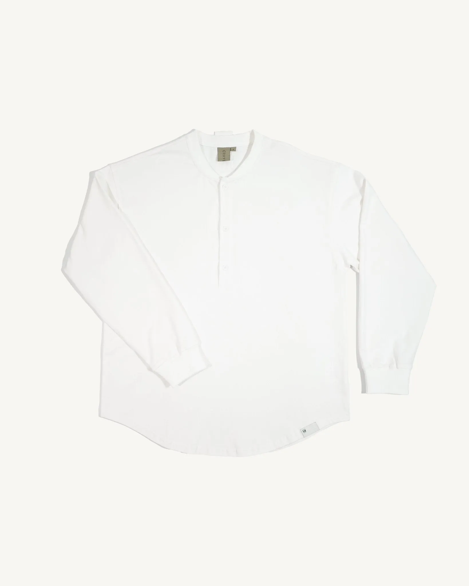 GRAYE Henley Pullover - White