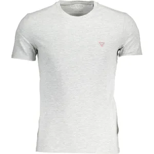 Guess Jeans Gray Cotton Men T-Shirt