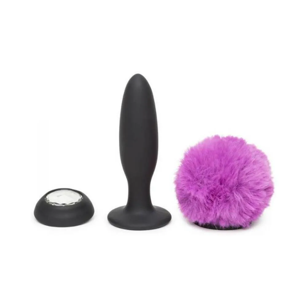 Happy Rabbit Small Vibrating Bunny Tail Butt Plug