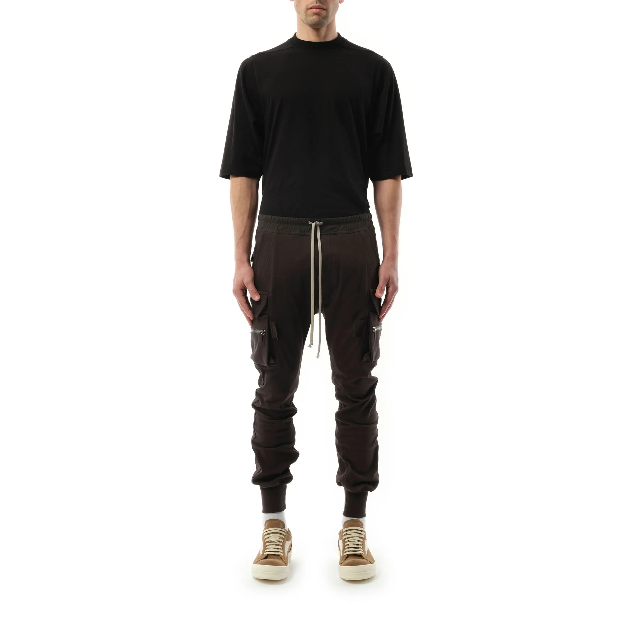 Heavy Jersey Mastodon Cargo Pants in Dark Dust