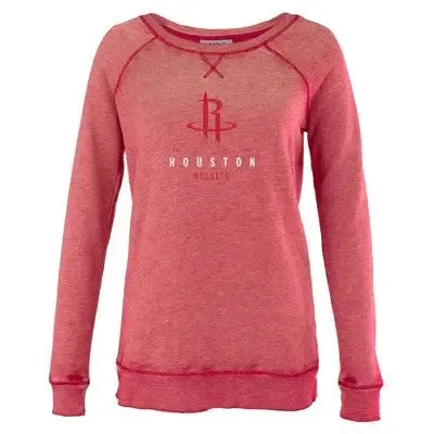 Houston Rockets Women's Pullover Team Logo Sweatshirts Officially Licensed NBA