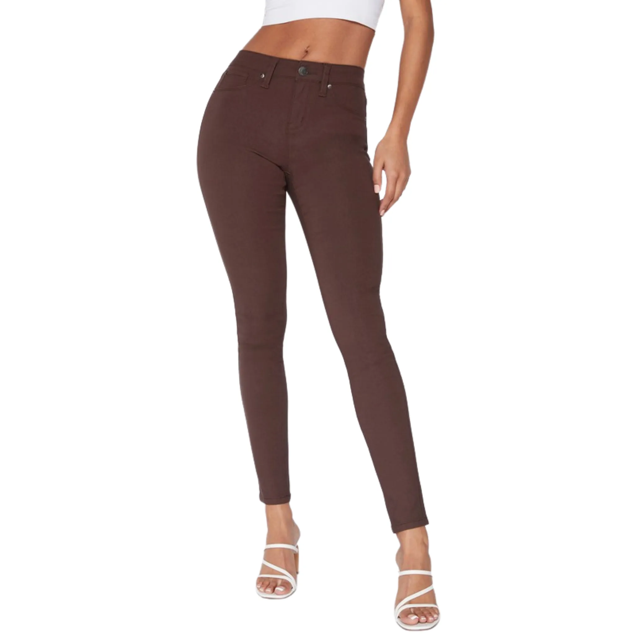 Hyperstretch Mid Rise Skinny Jeans