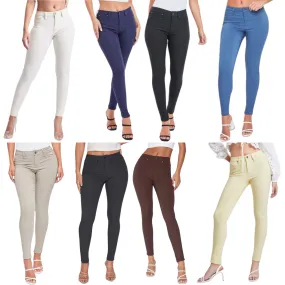 Hyperstretch Mid Rise Skinny Jeans