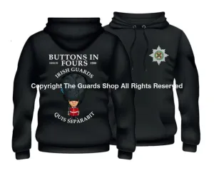 IRISH GUARDS Buttons In Four's Double Side Printed Hoodie