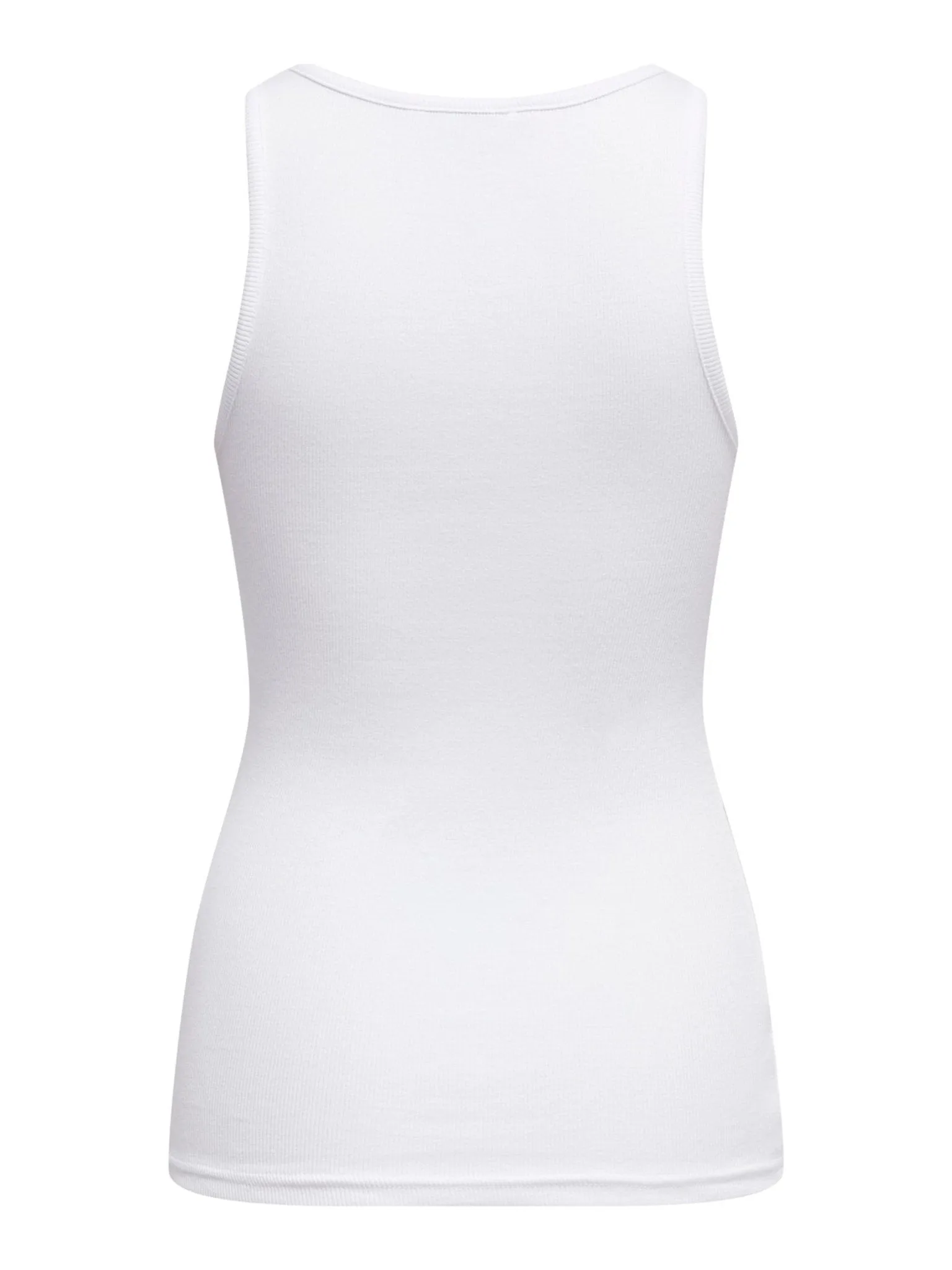 Kenya Rib Tank Top - White