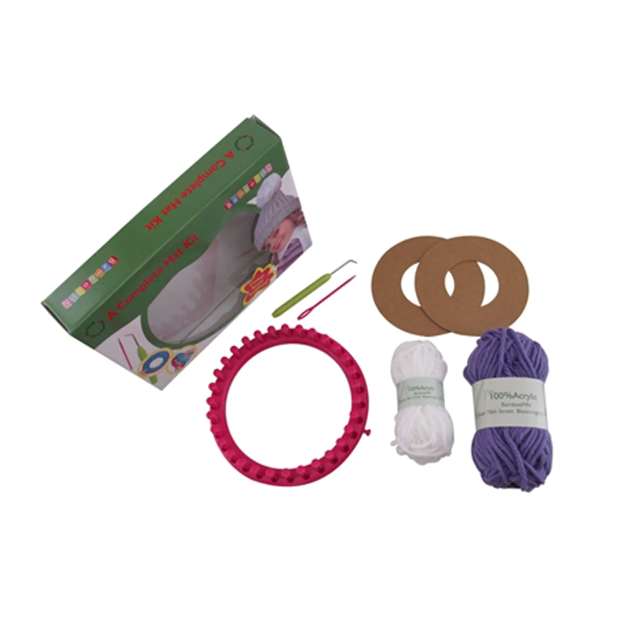 Kid's Complete Loom Knitting Hat Kit