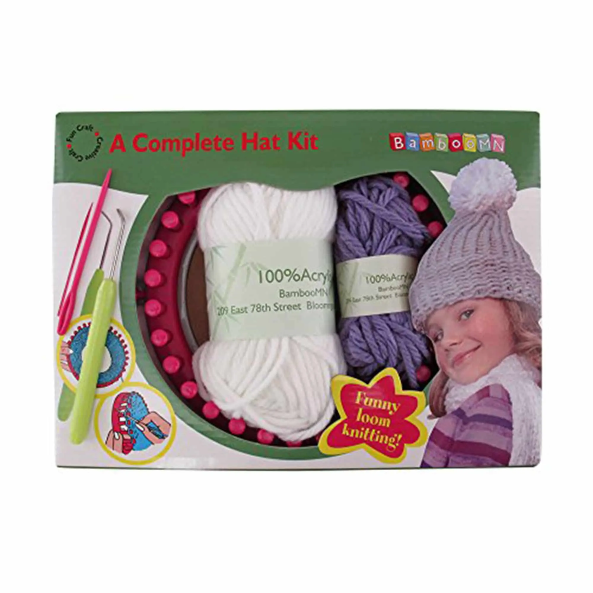 Kid's Complete Loom Knitting Hat Kit