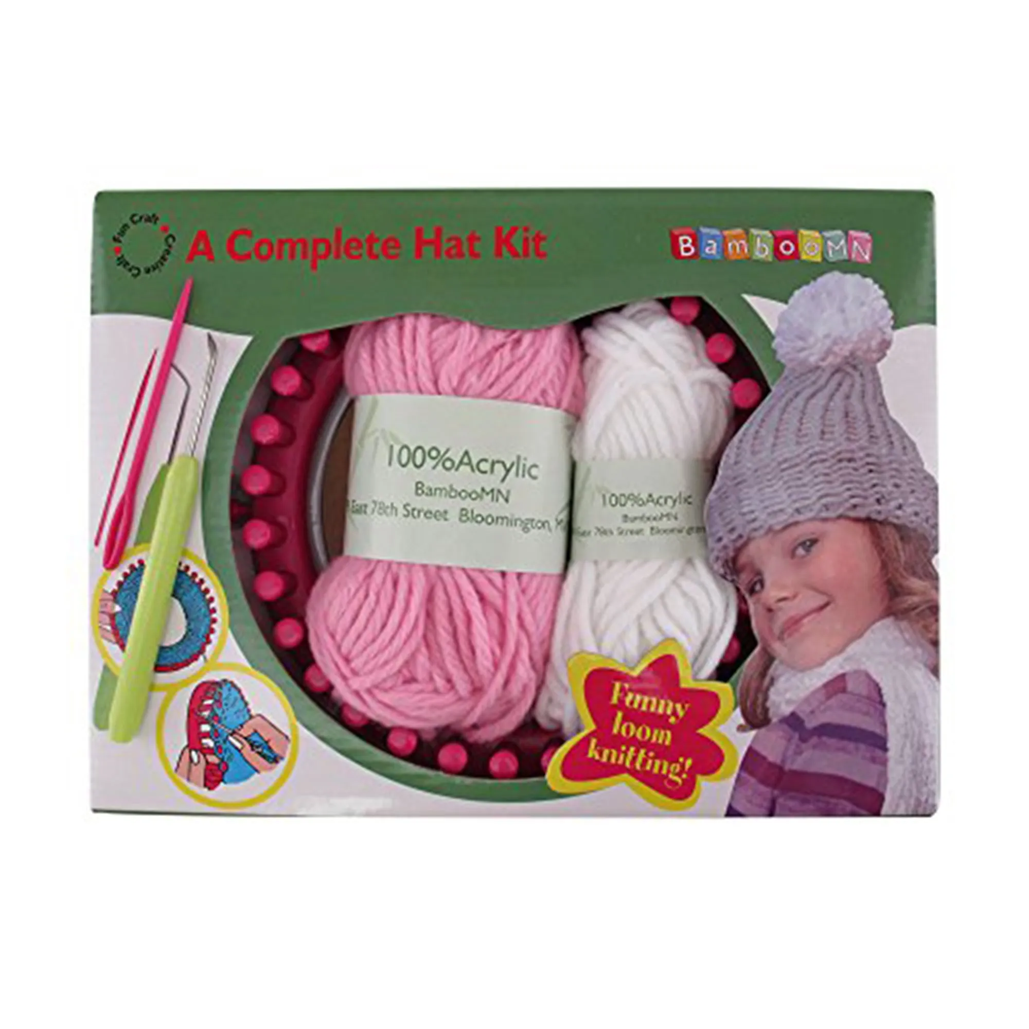 Kid's Complete Loom Knitting Hat Kit