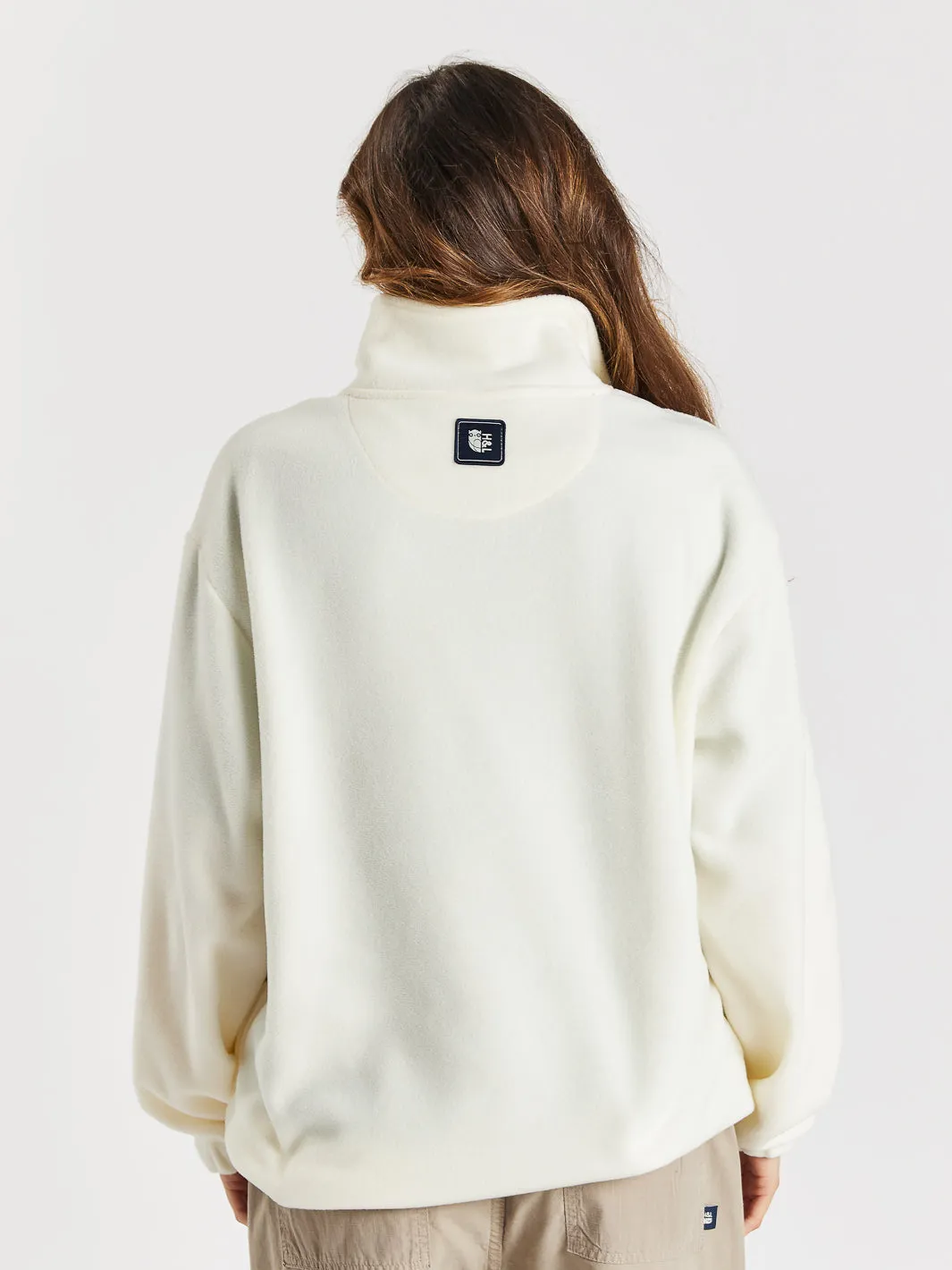 Lily 1/4 Zip Fleece Cream