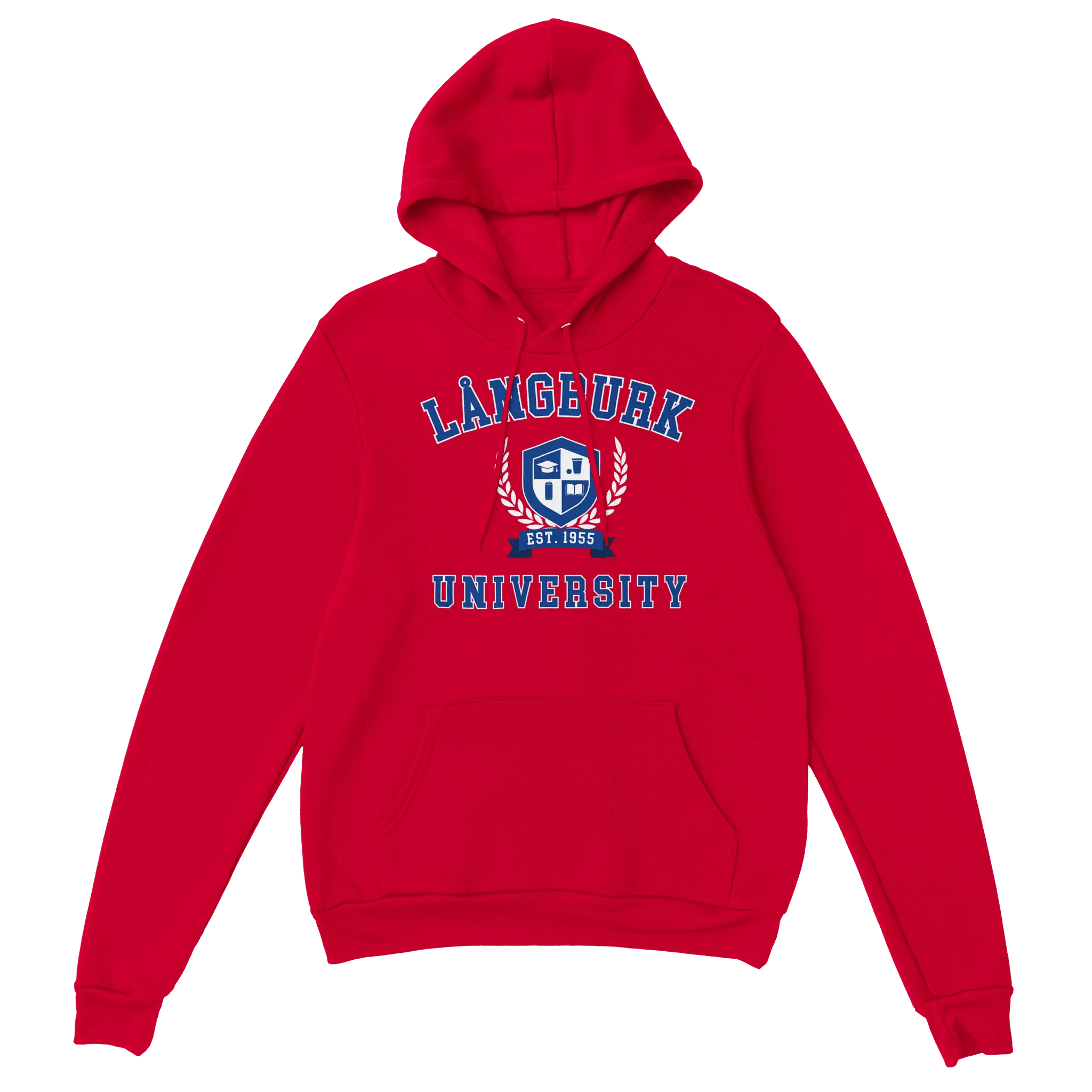 Långburk University Logo - Hoodie