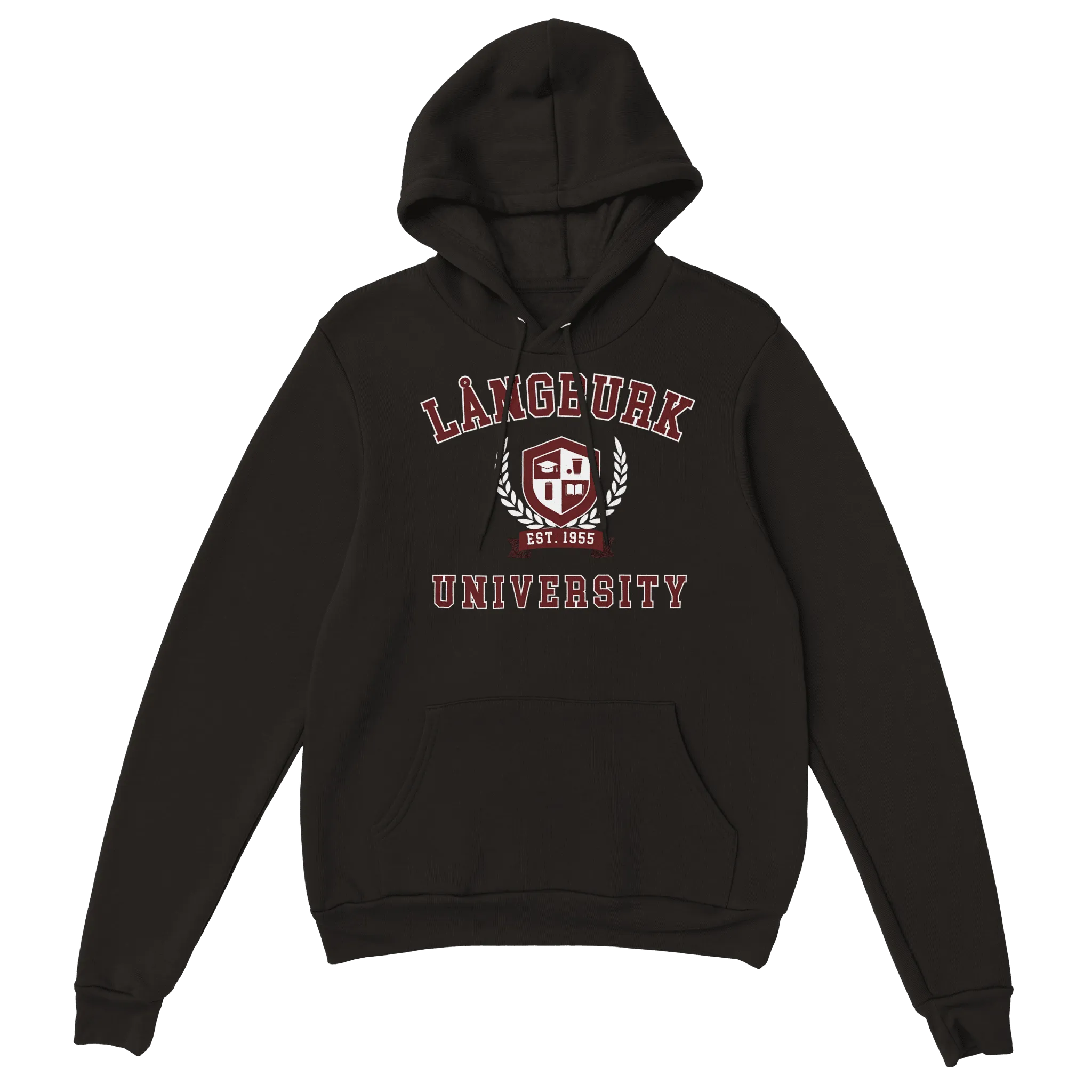 Långburk University Logo - Hoodie