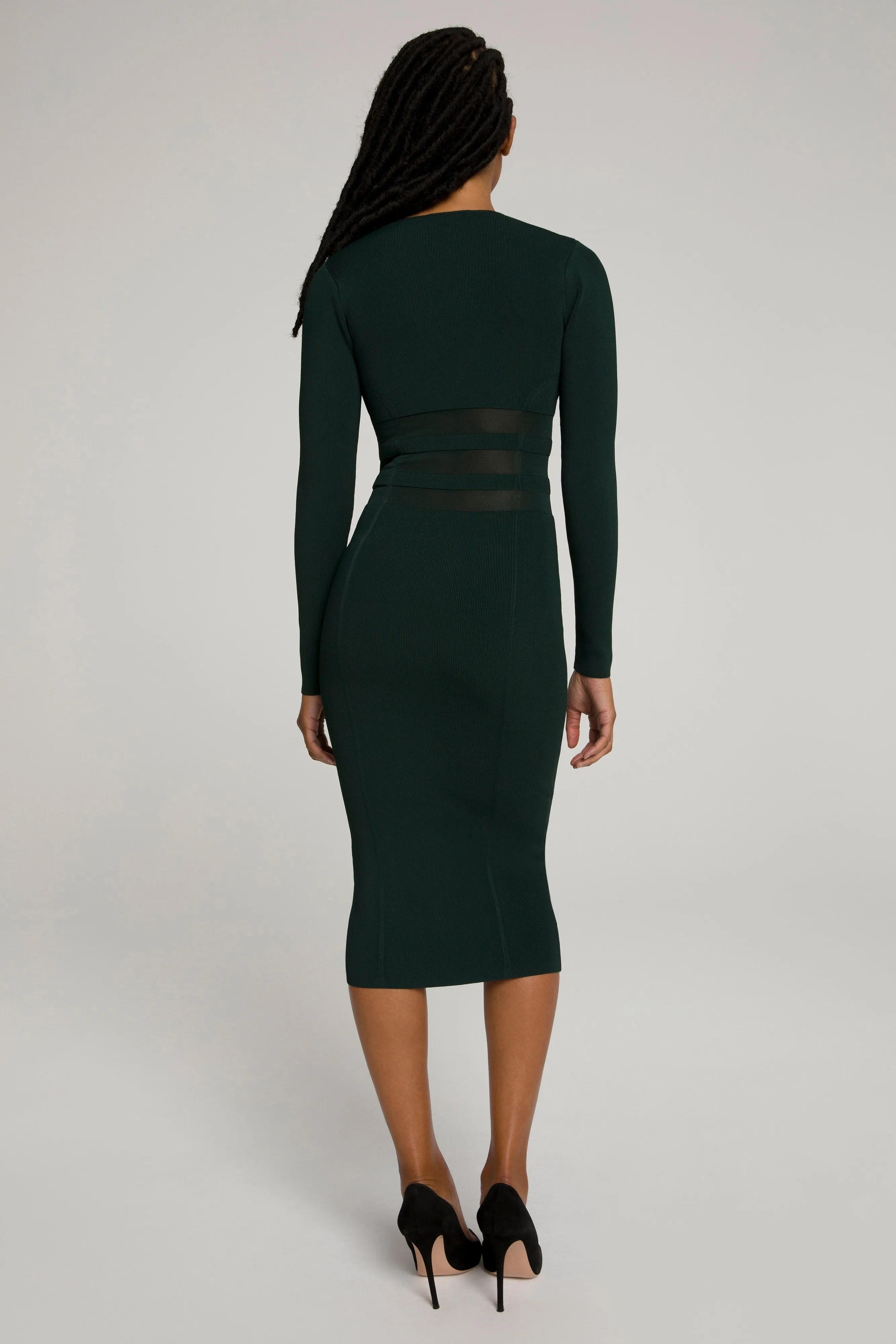 LOW DOWN DRESS | EMERALD001