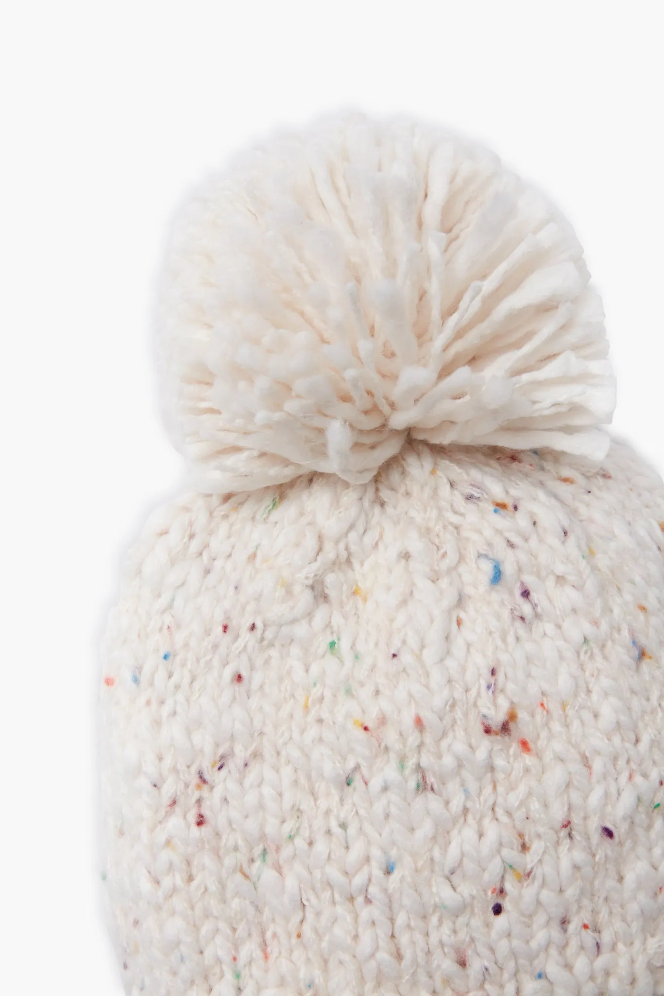 Mango Yarn Confetti Pompom Hat