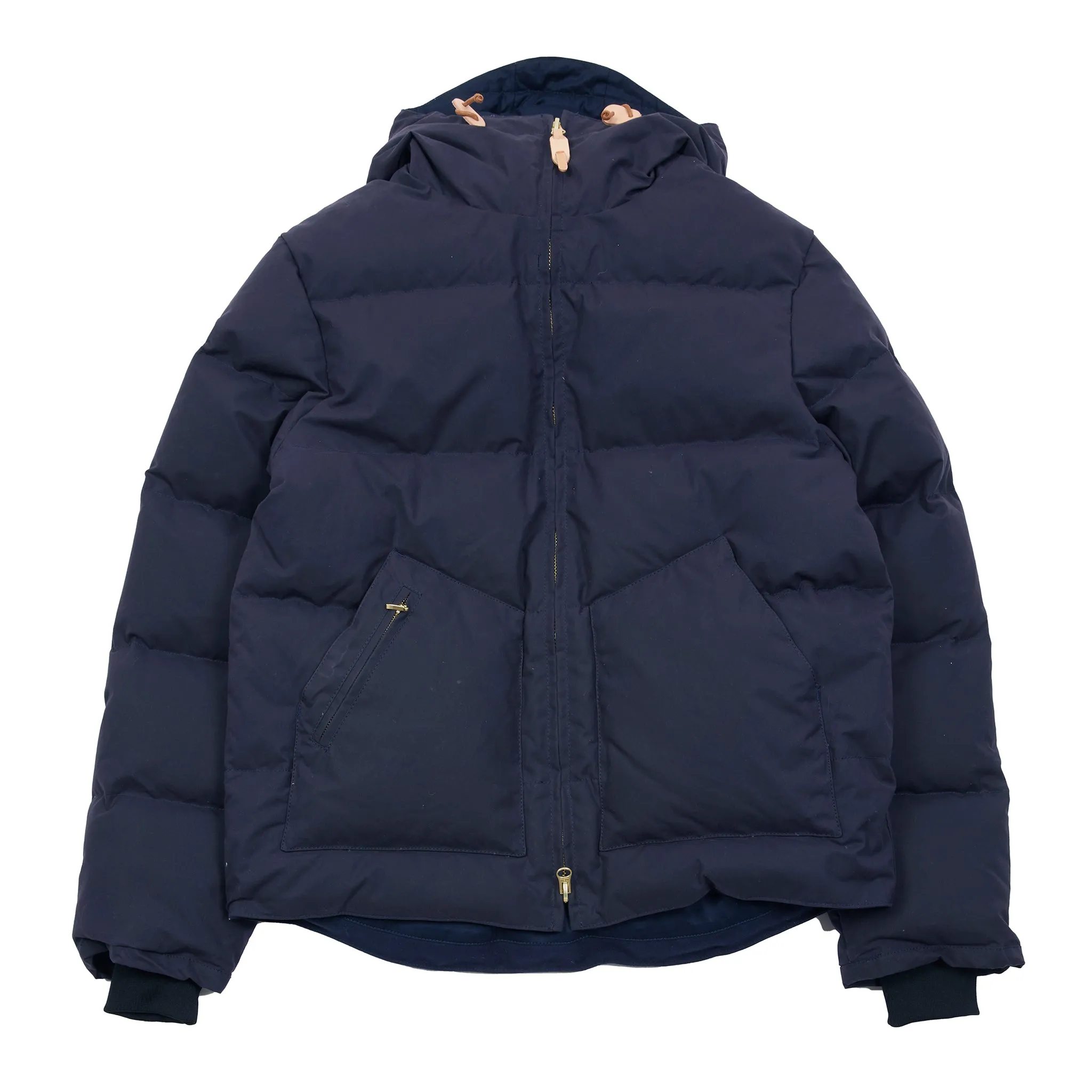 Manifattura Ceccarelli Down Hooded Jacket in Navy