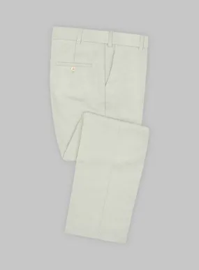 Marco Stretch Pale Green Wool Pants