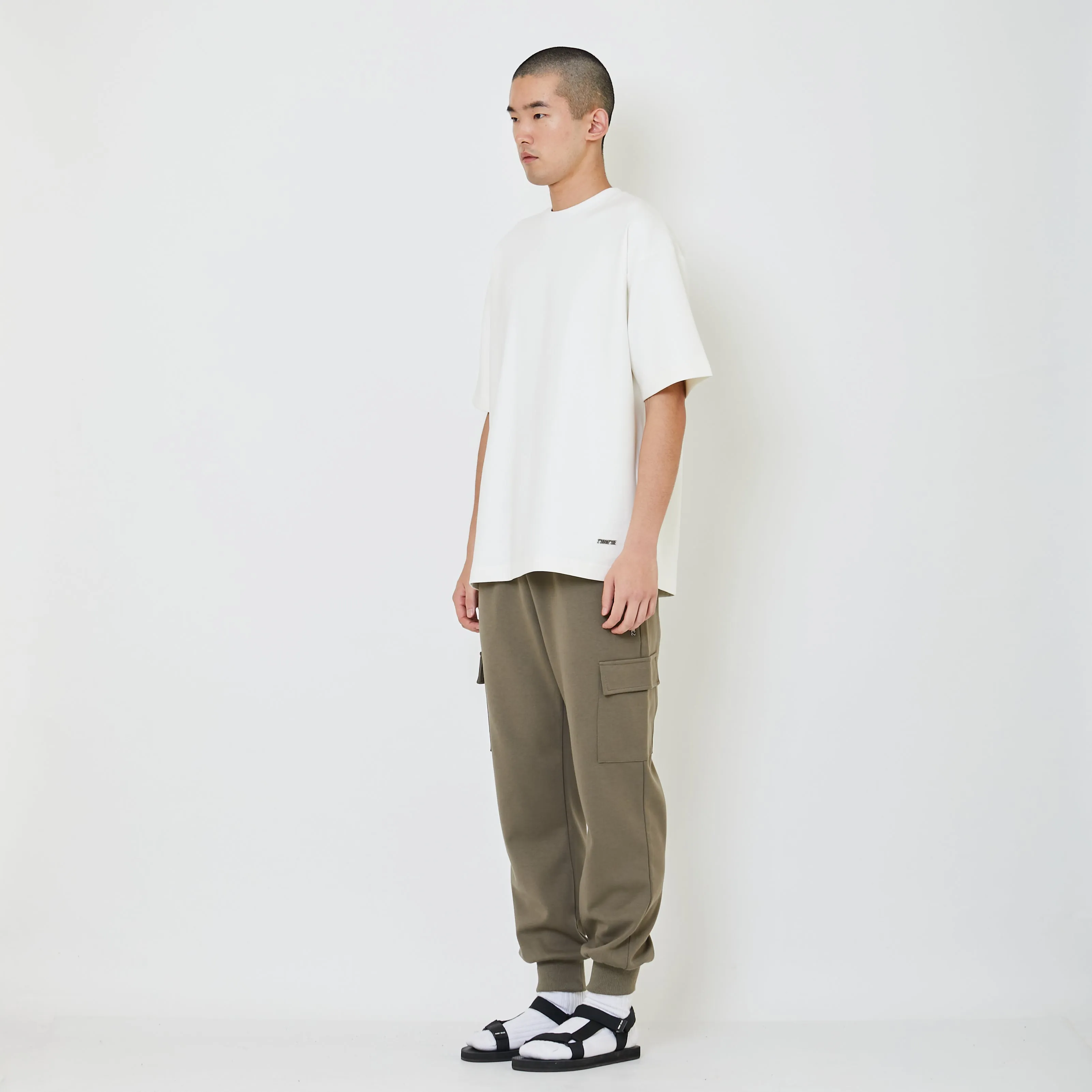 Men Cargo Sweatpants - Army Green - SM2406104B