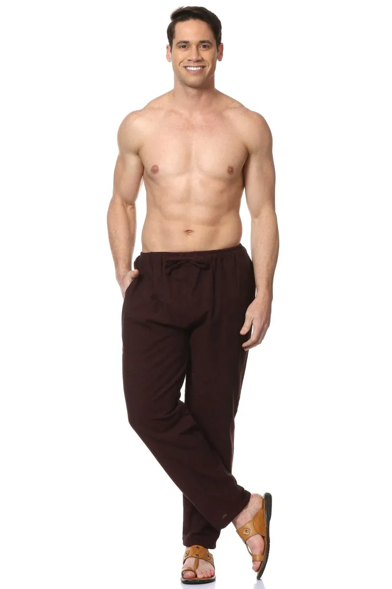 Men's Lounge Pant | Maroon | Fits Waist Size 28" to 36"