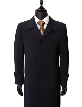 Mens Overcoat - Topcoat For Men - Winter Fabric - full length overcoats for men Inch Ankle length Duster Dress Coat Cheap Priced Available In Big & Tall Sizes Coat Dress Trench Navy Top Coat