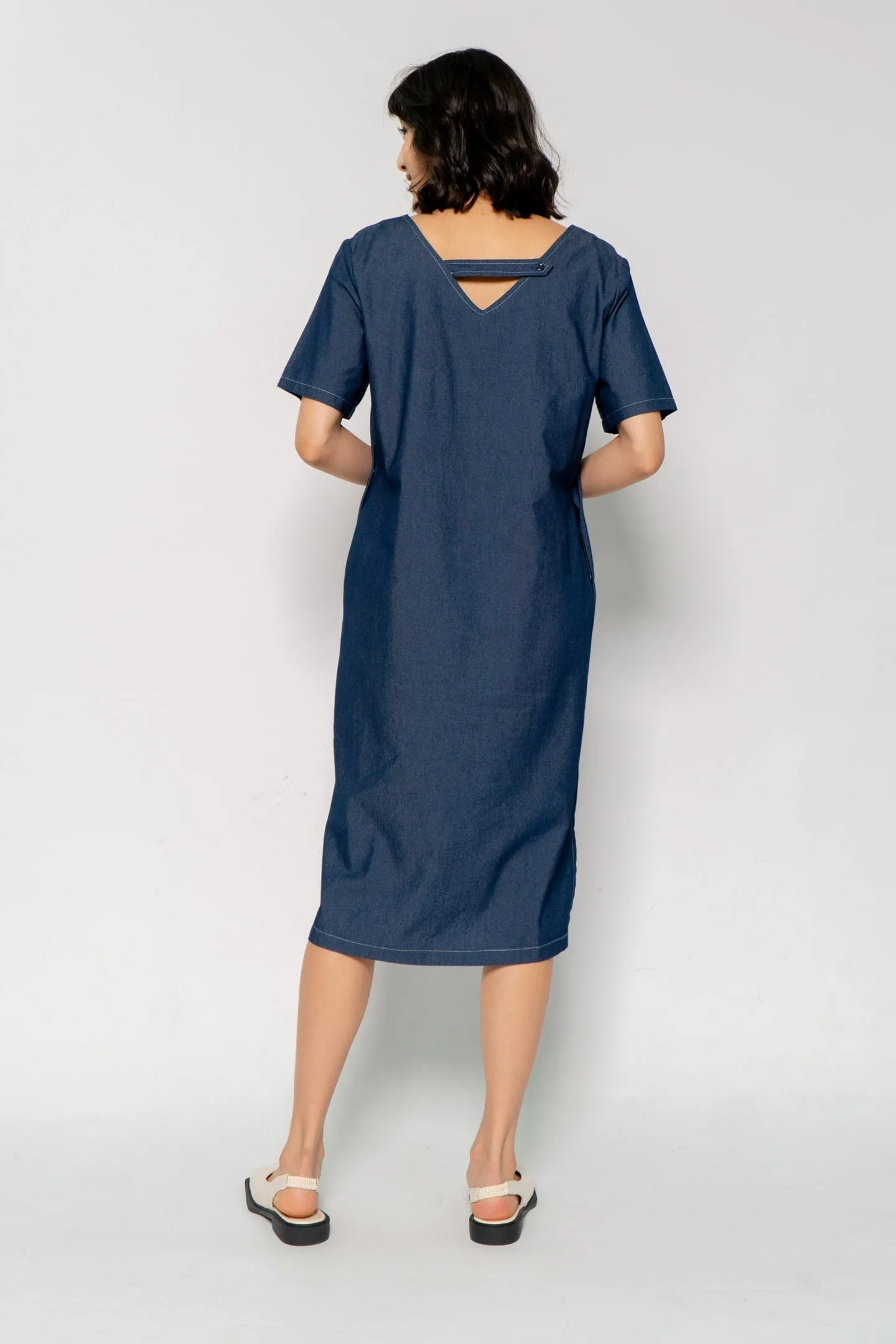 Owen Dress in Denim