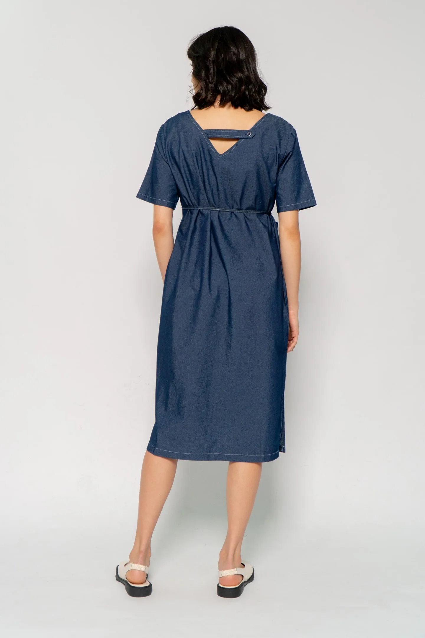 Owen Dress in Denim