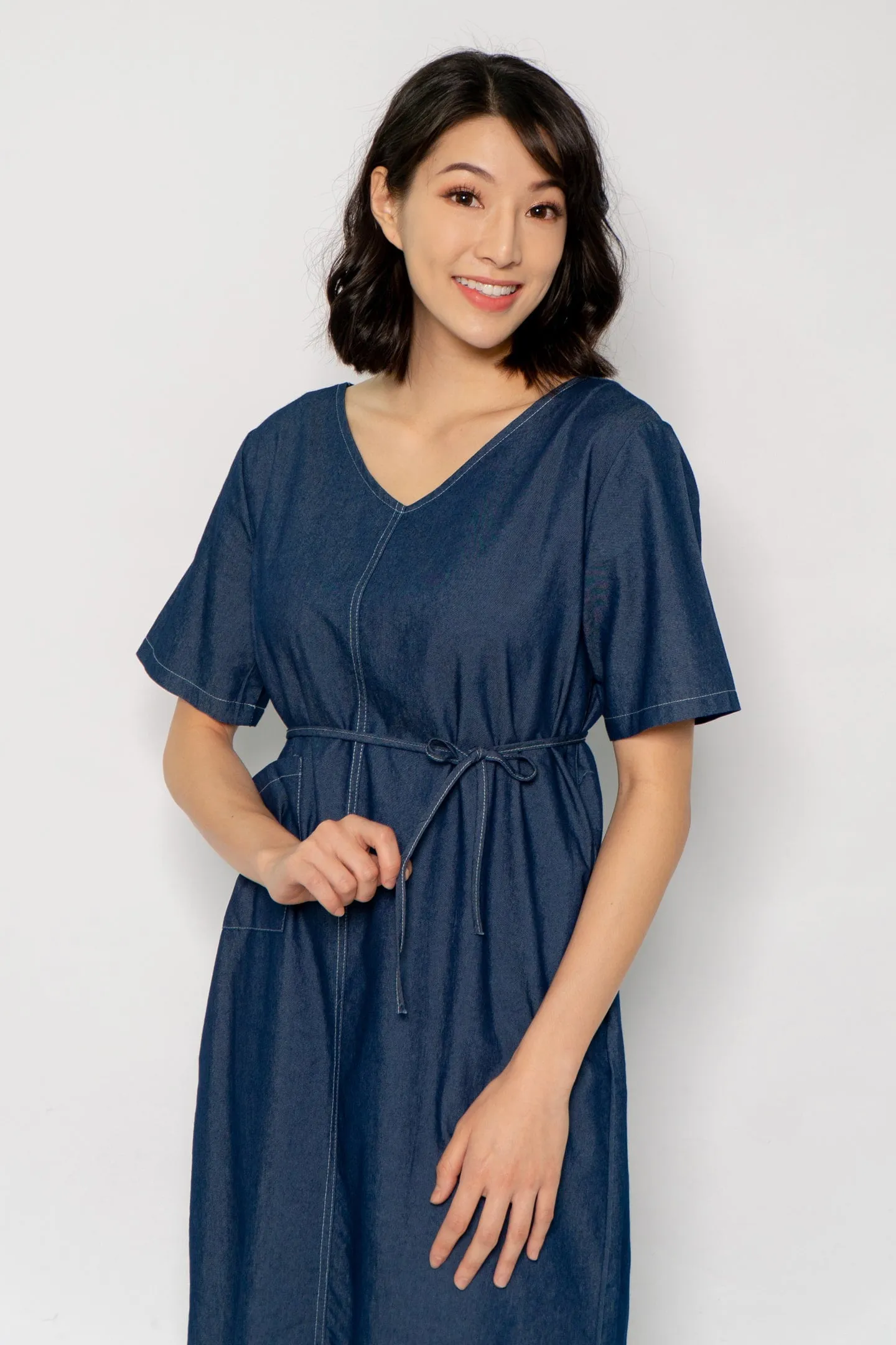 Owen Dress in Denim