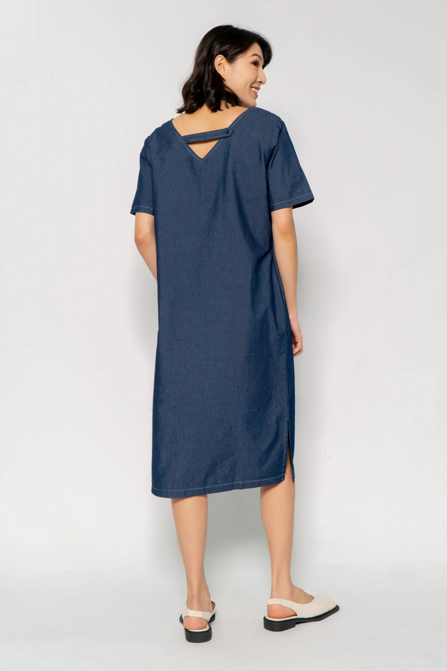 Owen Dress in Denim