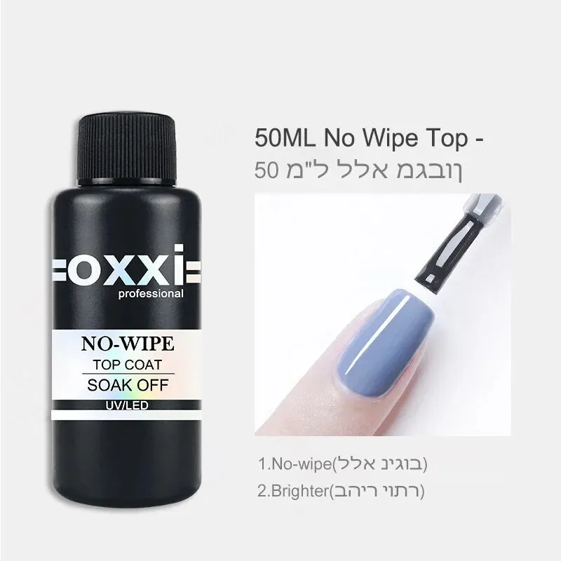 OXXI 50ml Large Capacity Rubber Base / No-Wipe Top GelPolish Refill