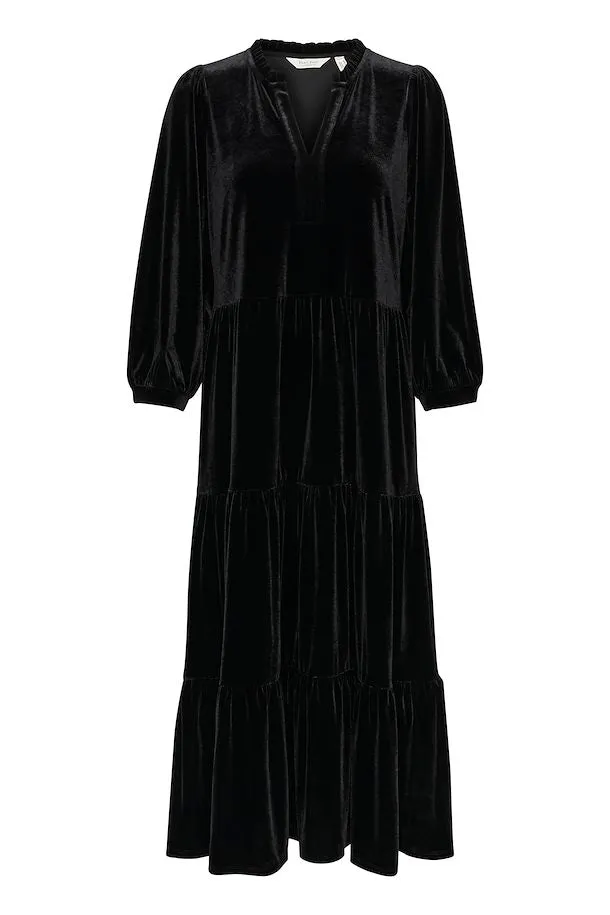 Part Two - Midi Velvet Dress - Vigassa