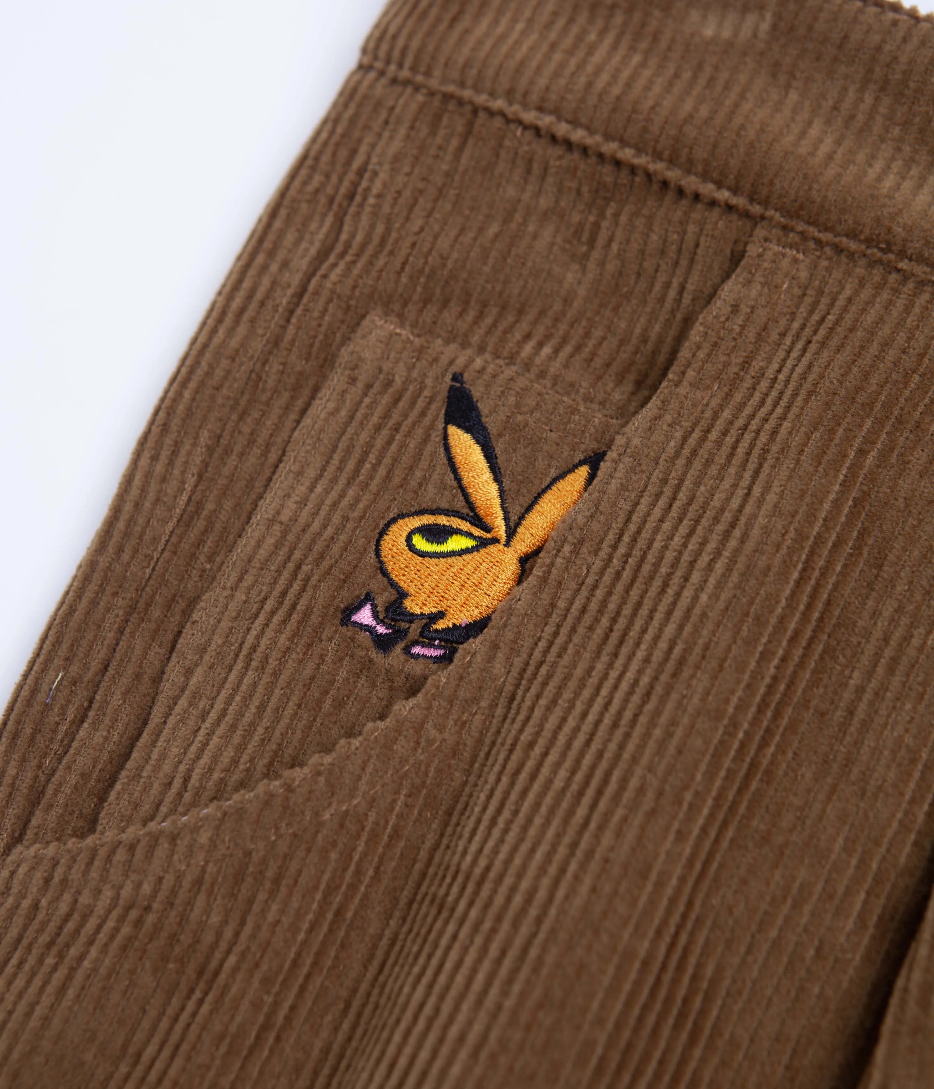 Playdude Psychadelic Warfare Corduroy Trousers - Camel