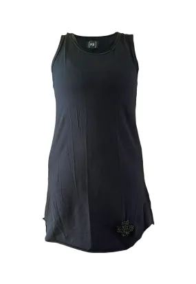 PLU Long Black Tunic Tank