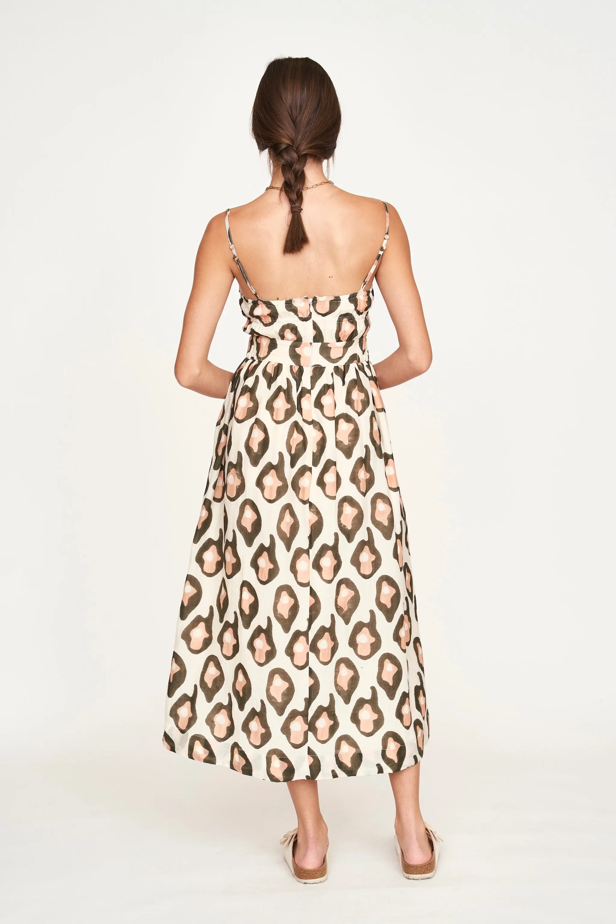 Providence Dress in Oyster Print