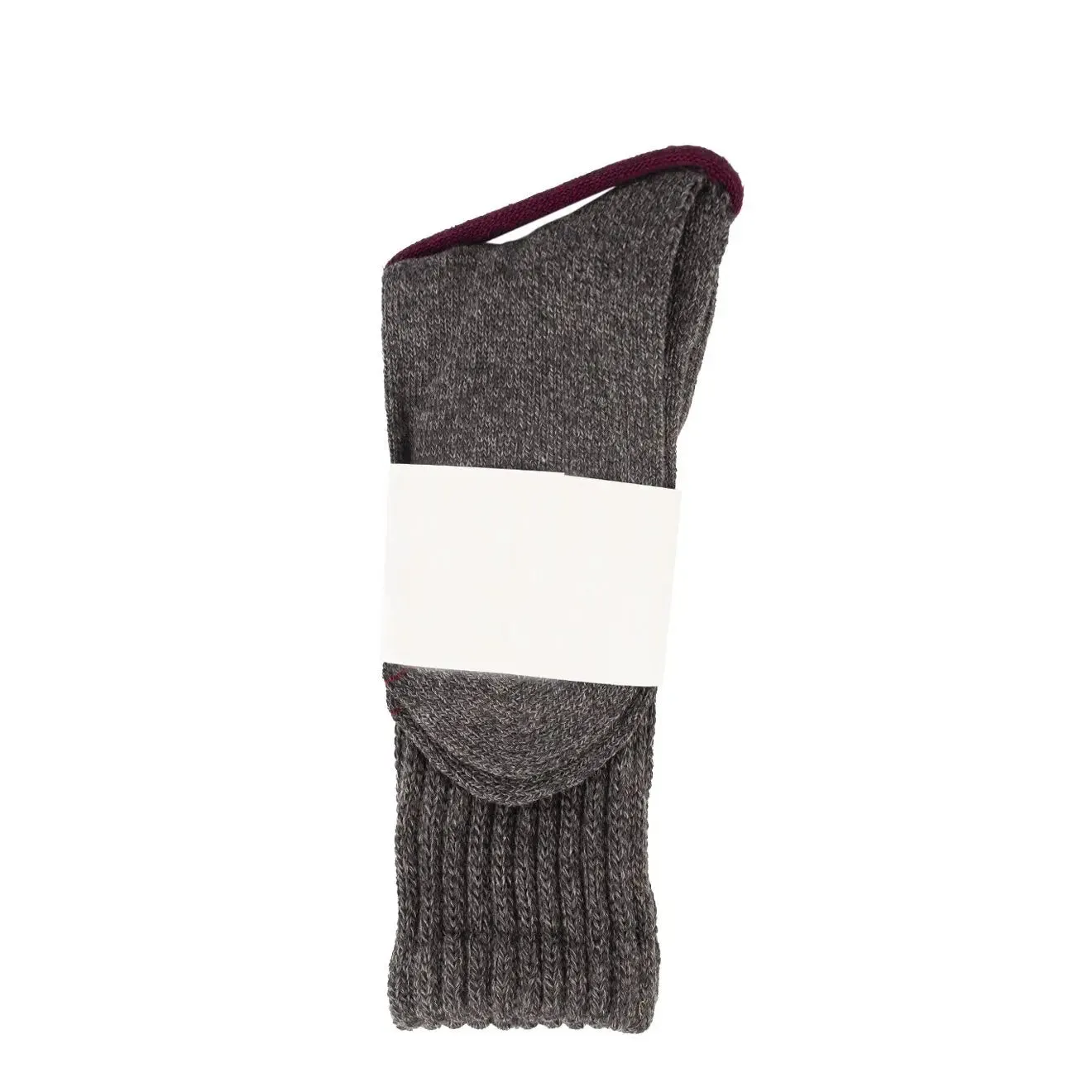 RoToTo Loose Pile Socks Mix Charcoal