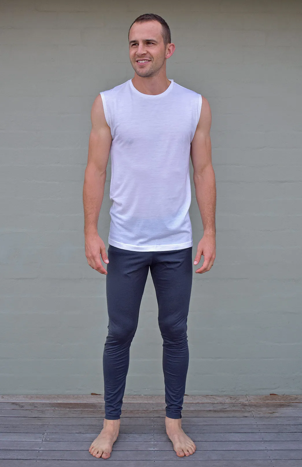 Sleeveless Crew Neck Top