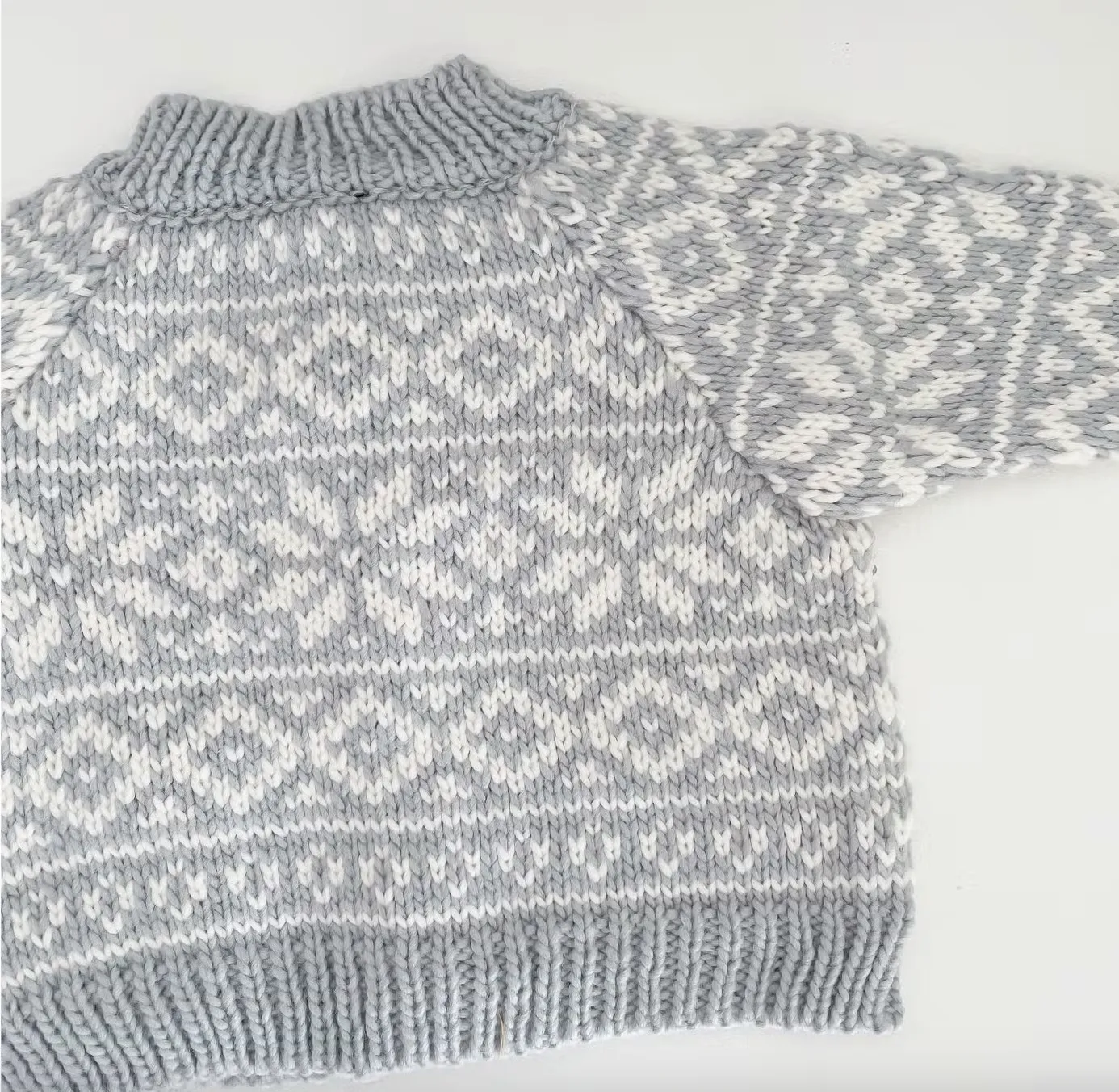 Snowflake Cardigan Sweater