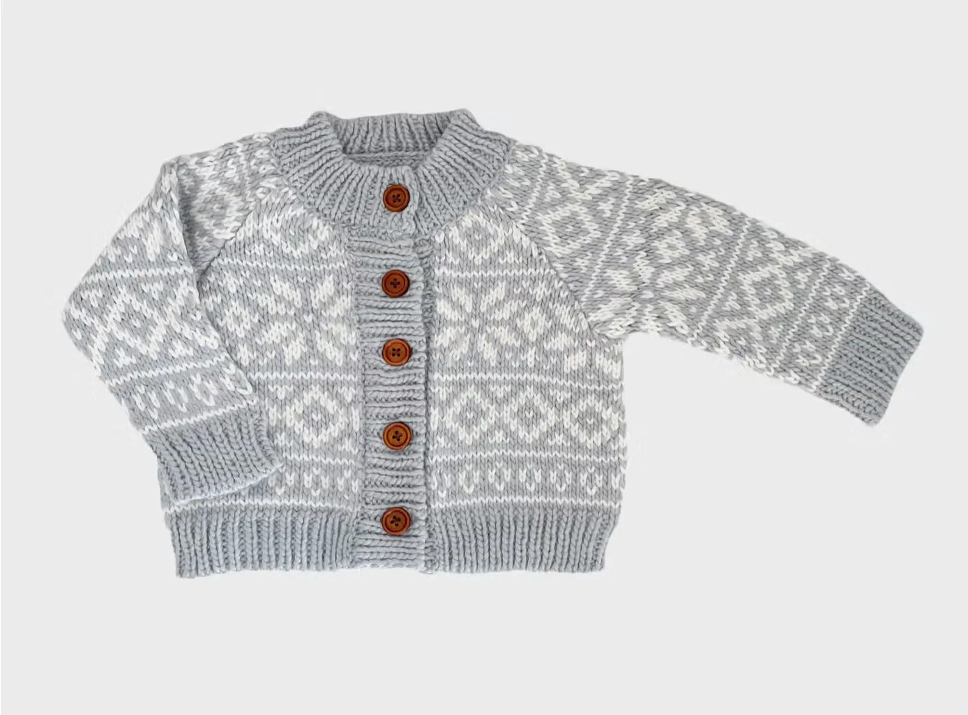 Snowflake Cardigan Sweater