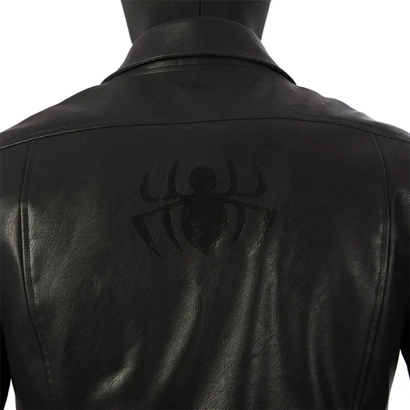 Spider-Man Noir Cosplay SpiderMan Into the Spider-Verse Peter Parker Costume Halloween Outfit