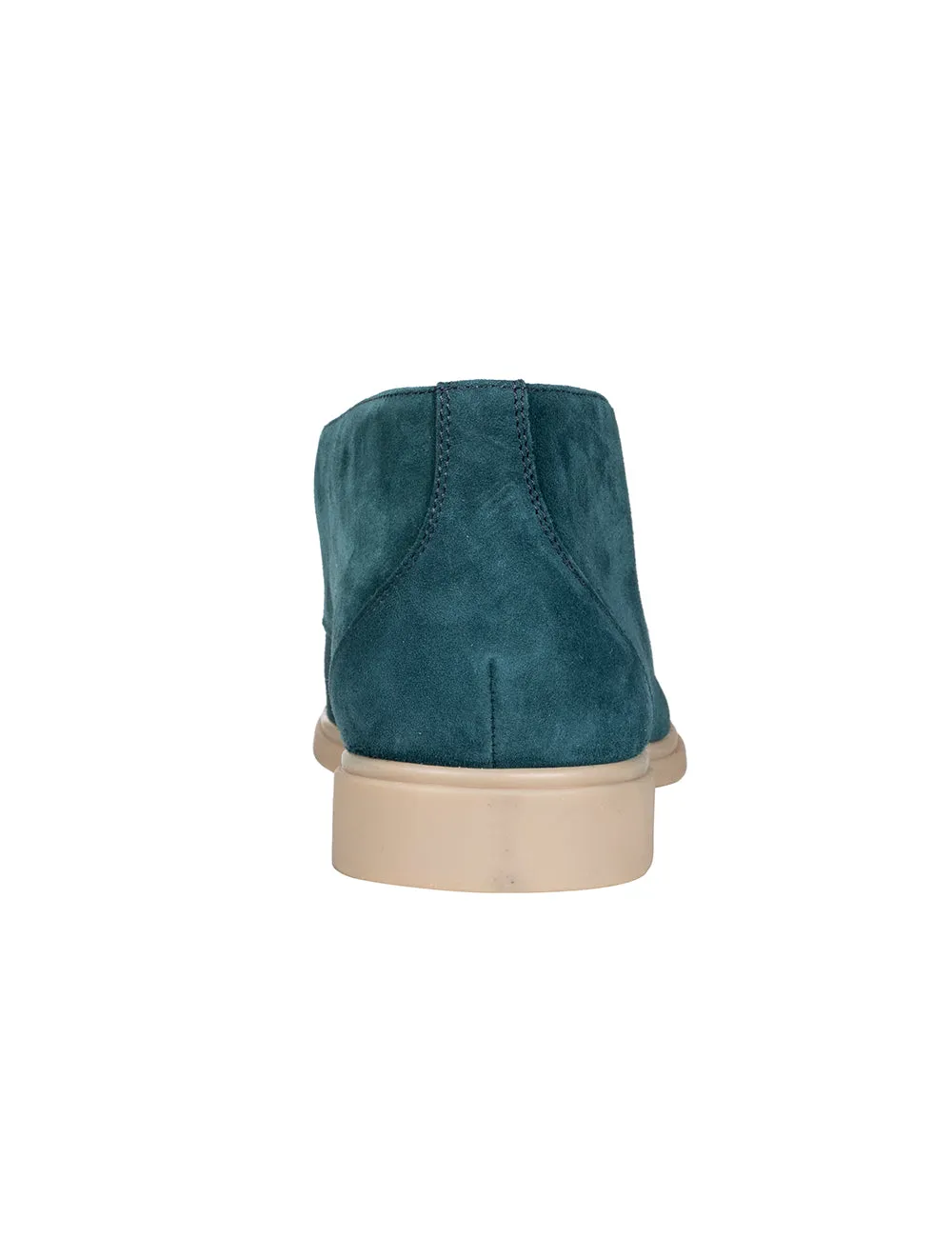 Suede Ankle Boot Petrol