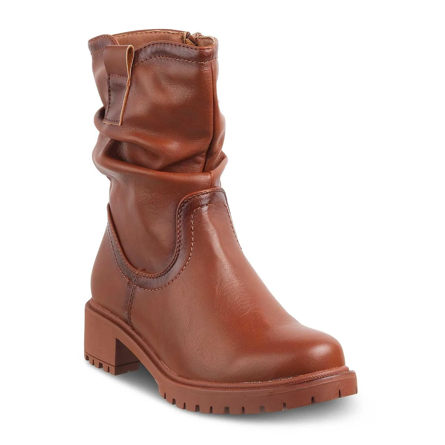 The Akranes Camel Women's Ankle-length Boots Tresmode