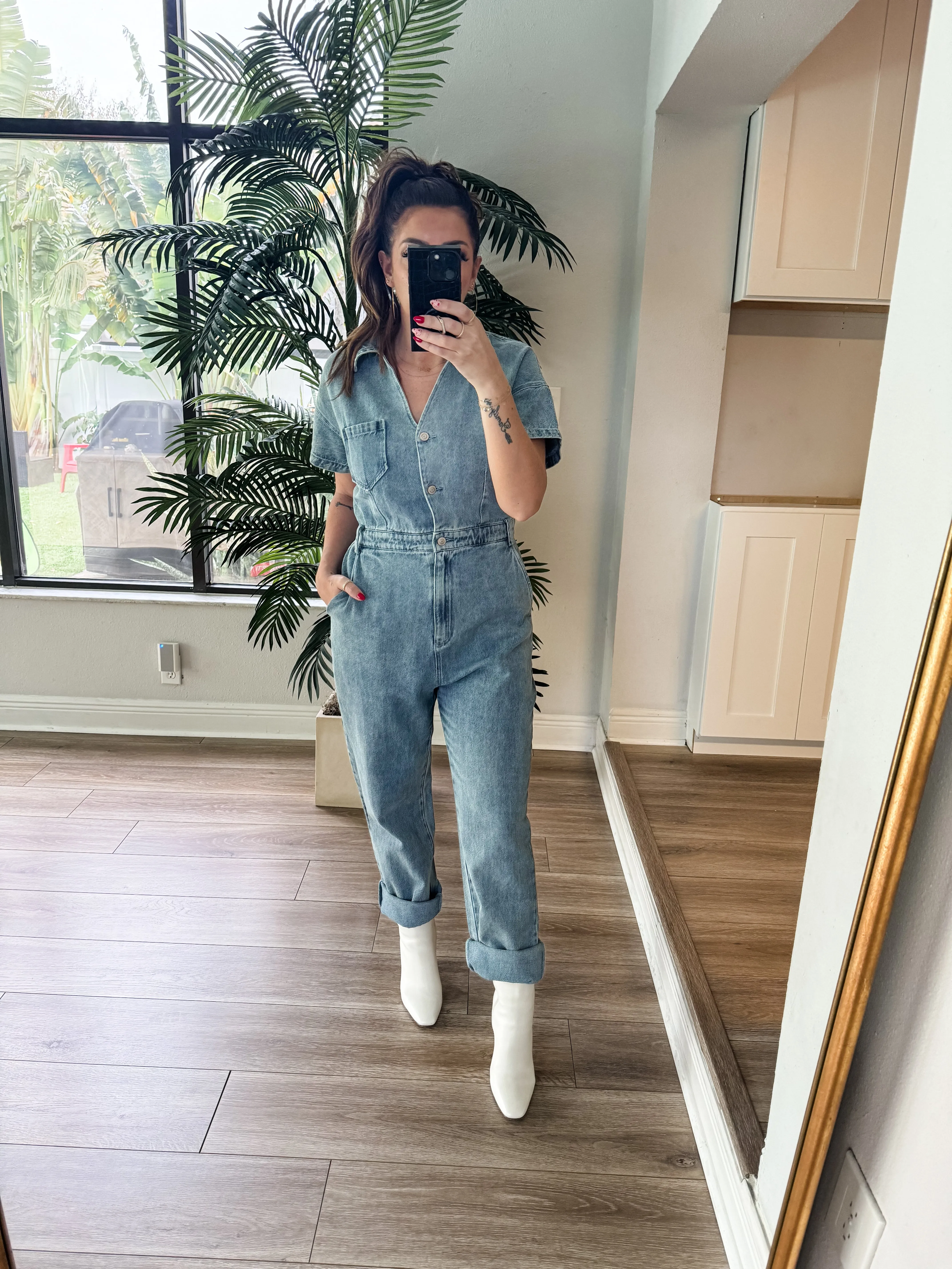 The Denim Jumpsuit