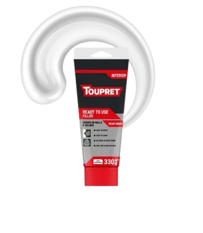 Toupret Interior Ready Mixed Filler - White - Ready to use