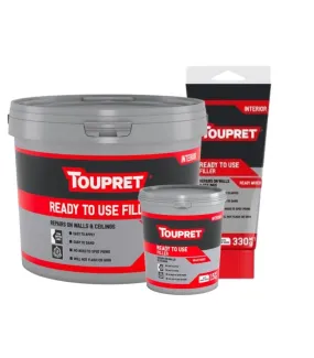 Toupret Interior Ready Mixed Filler - White - Ready to use