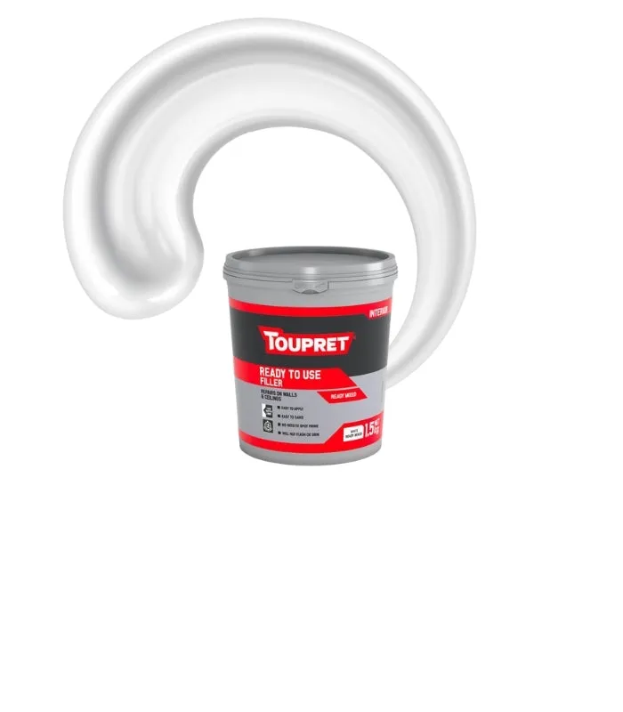 Toupret Interior Ready Mixed Filler - White - Ready to use