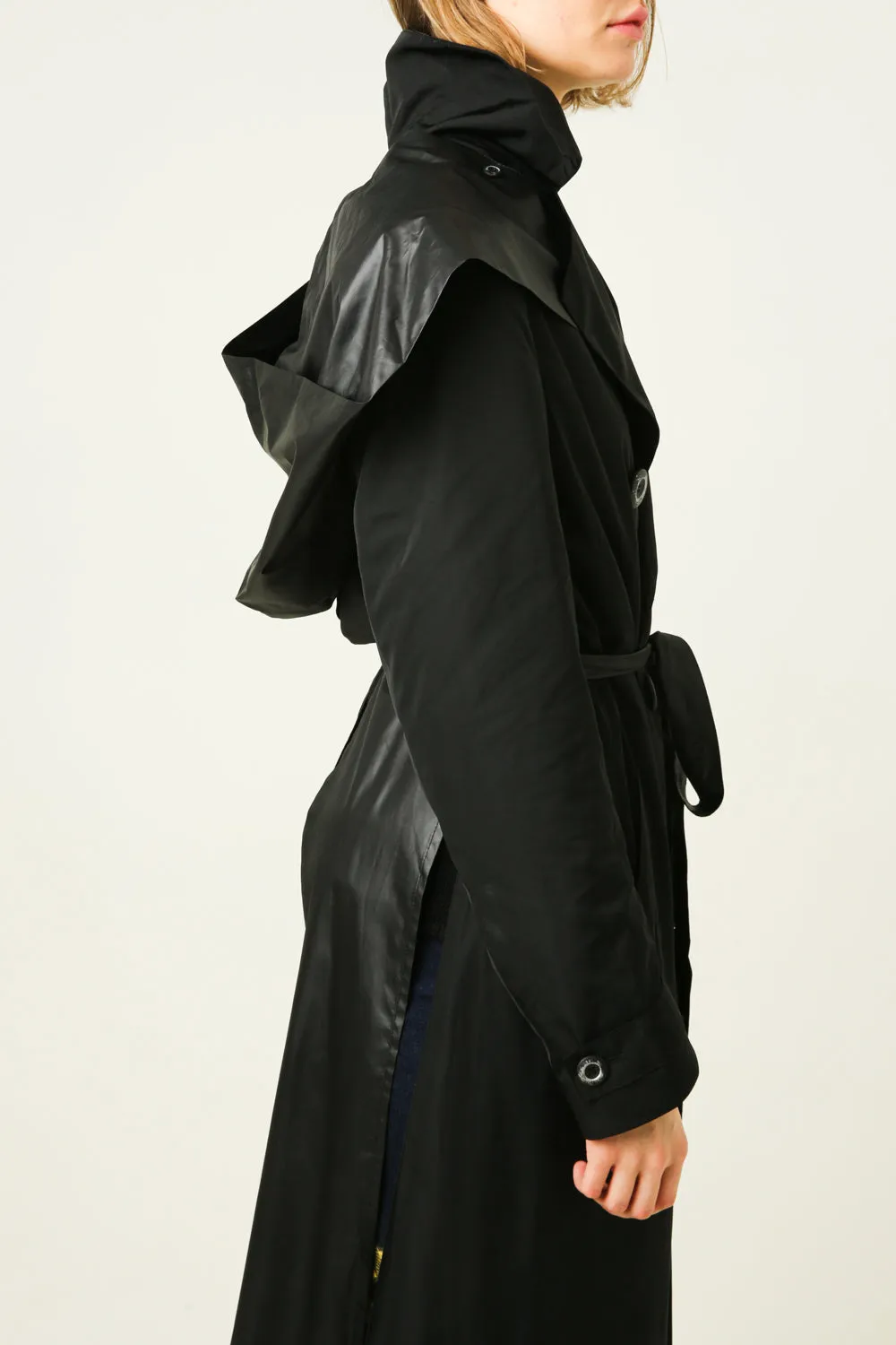 Trench Coat with cuts