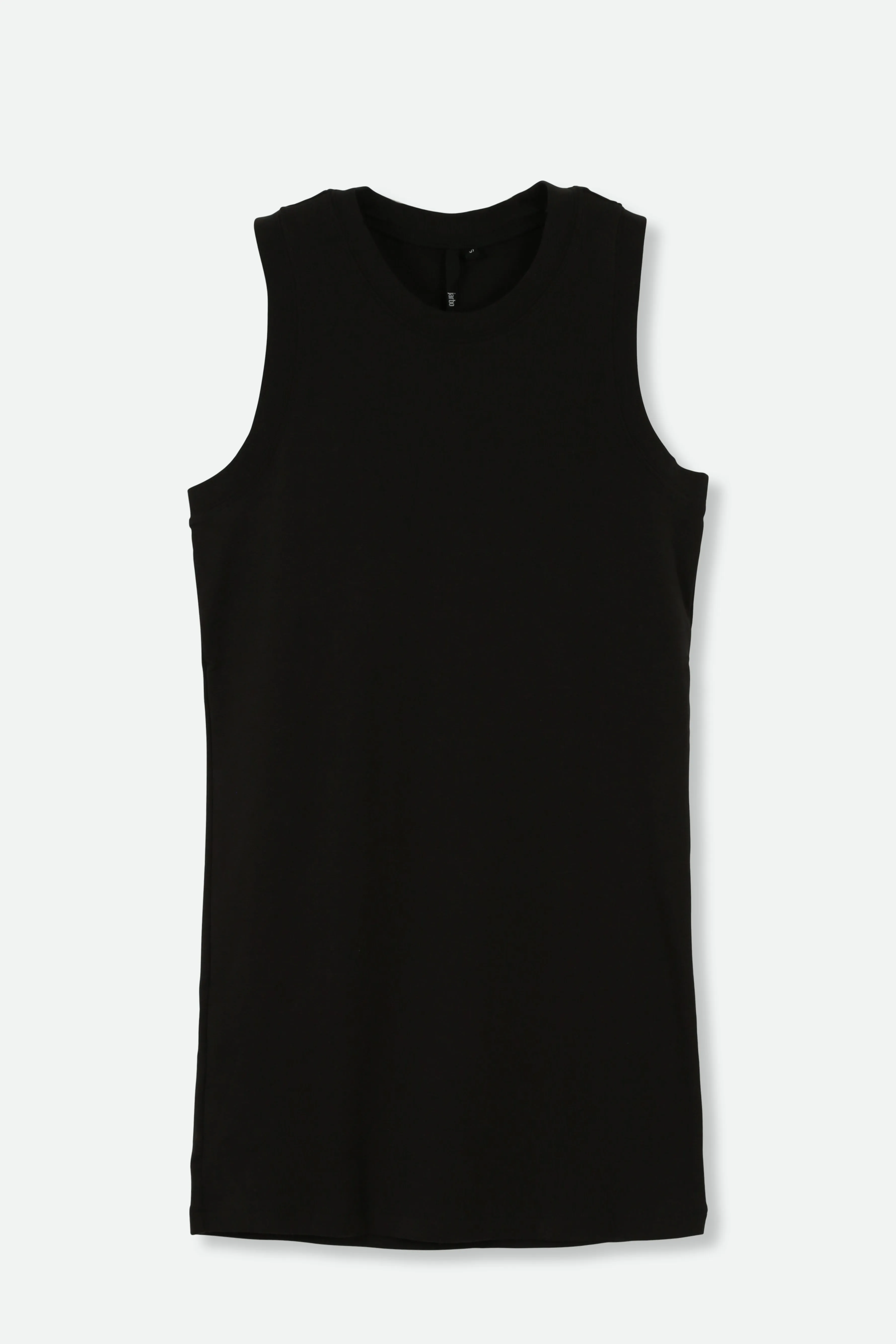 TUNIC LENGTH MUSCLE TANK IN PIMA COTTON STRETCH - Final Few Sizes US 6-10