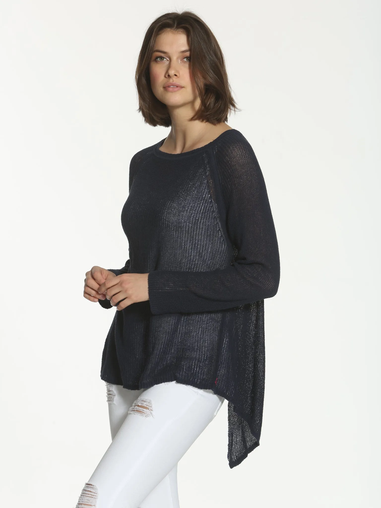 Tux Tail Tunic - Navy