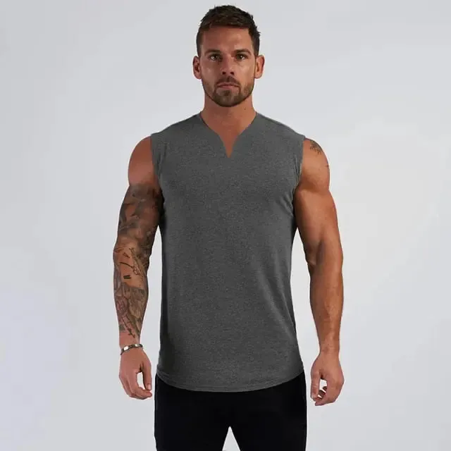 V Neck Fitness Shirt