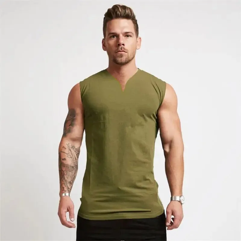 V Neck Fitness Shirt